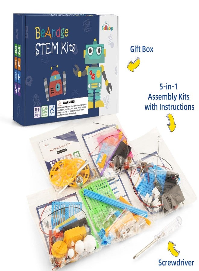 BeAndge STEM Science Kits for Kids Age 8-12, Boys Activities Robot Building Kit 6-8 Girls Engineering Projects STEM Toys Learning Educational Science Game Experiment Gifts for 6 7 8 9 10 11 Year Old Activity - Image 5